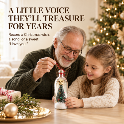 BottledLove® Personalized Christmas Voice Bottle